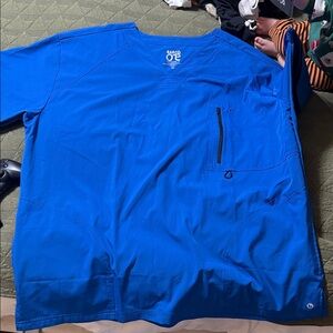 Barco One Blue Scrub Top